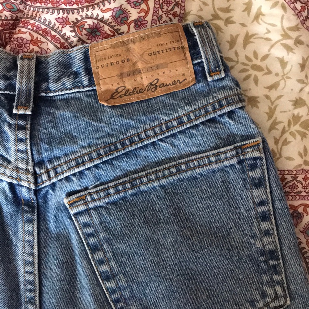 The most perfect high waisted jean shorts
